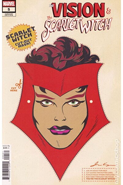 Kolektif Kitap Vision and the Scarlet Witch #5C (ingilizce)