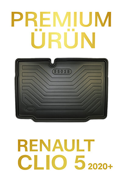 Black Gold Renault Clio 5 2019+ Uyumlu Bagaj Havuzu 3D Premium
