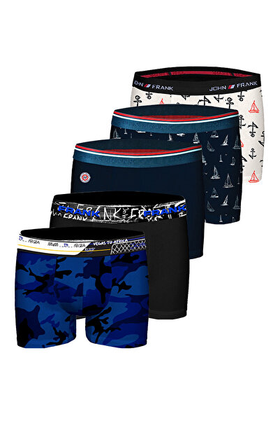 John Frank Özel 5 li Boxer Paketi