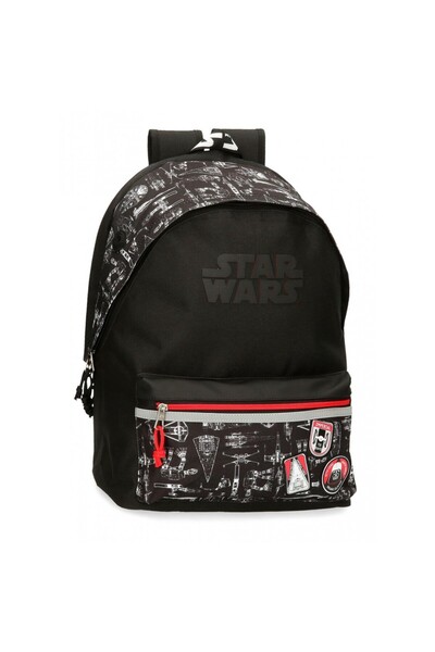 Star Wars Adaptable schoolbag for boys, laptop/tablet compartments, Space Mission, 31x44x17.5 cm