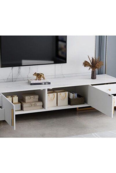 KEKE Living Room Modern Shelf Storage Cabinet Table 120 CM