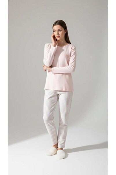 new ats Raporlu Interlock Cotton Pajama Set