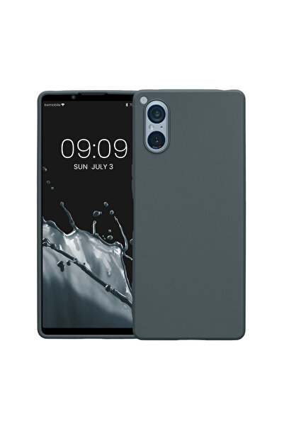 KWmobile Case for Sony Xperia 5 V, Dark Green, Silicone, 61522.202