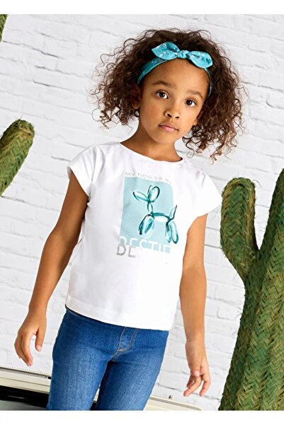 MAYORAL καλοκαιρινό μπλουζάκι για κορίτσια μπαντάνα σετ 2 τεμαχίων 3009