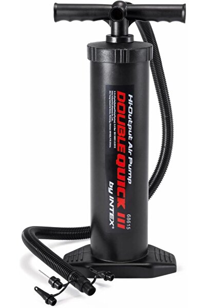 Intex Double Quick Action Hand Pump Inflator for Airbed Mattress Pool Toy Rapid Inflation