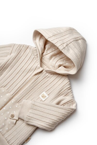 BabyCosy Organic Wear Hooded jacket for children, TeddyBear, BabyCosy