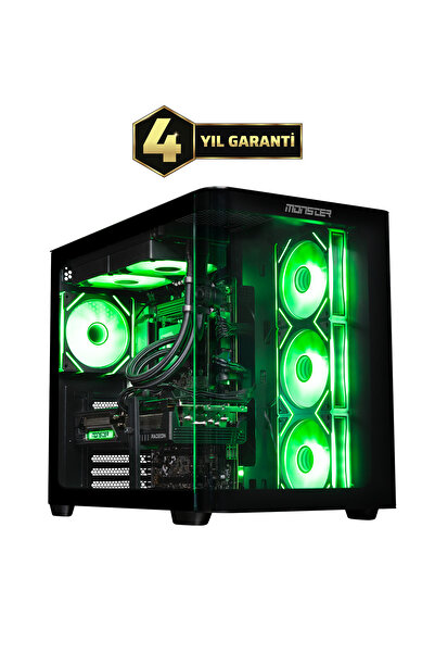 MONSTER Tulpar TD3 V1.9.8 i7 14700F B760 32GB 1TB RX9070 XT Freedos Masaüstü ...