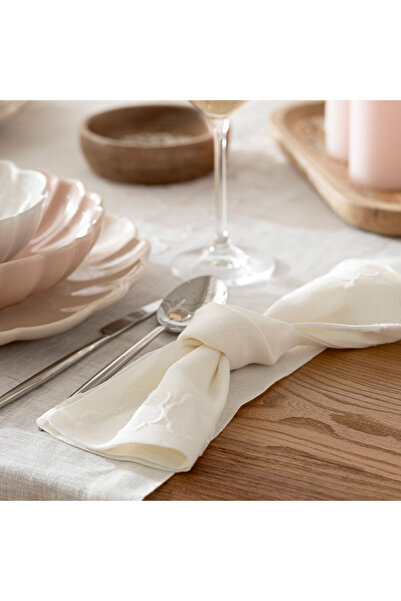 Chakra Fıore Peçete Beyaz