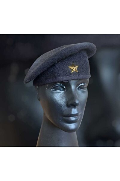 kho military design Military Fashion Siyah Bere Unisex (Gold Döküm Yıldızlı) ...