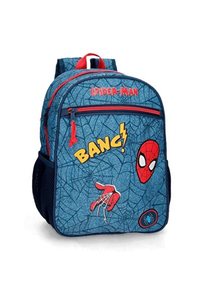 Marvel Adaptable schoolbag for boys, class 0, Spiderman Denim, 27x33x11 cm