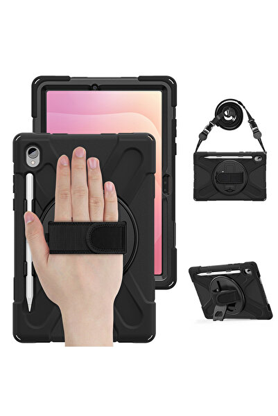 UnDePlus Samsung Galaxy Tab S11 11Inch 2025 Case Defender Strap Armor Tank Case X736 X730