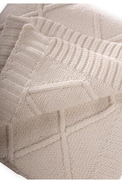 Cigit Knitwear Blanket 80X100 cm Natural