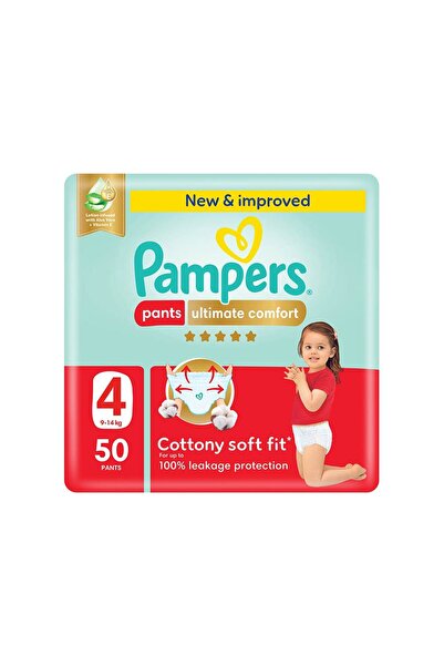 Pampers Pants بامبرز كِلوت لراحة متكاملة، مقاس 4، 50قطعة
