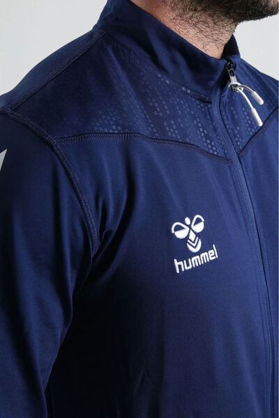 hummel , Sweat KAMP EŞOFMAN ÜSTÜ Oregon Tam Fermuar-Lacivert - 3XL