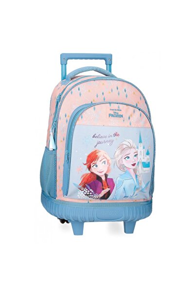 Disney Girls' trolley bag, Frozen Believe in the Journey, 2 compartments, multicolor, 32x43x21 cm