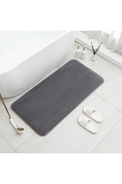 Home Box Lavish- Epica- Extra Comfort Memory Foam Bath Mat -60x120 cms- Grey