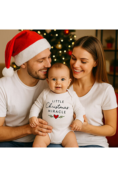 OEM Baby bodysuit or children's Christmas T-shirt - Little Christmas Miracle,...