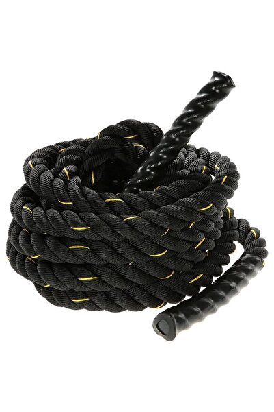 ZOCO BODY FIT Coardă de fitness ZDS001 Crossfit, lungime 12 m, negru/galben