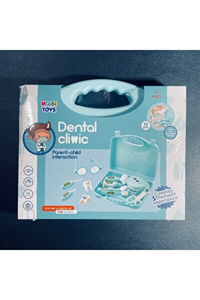 HOBİ Çantalı Diş Doktoru Seti Mavi