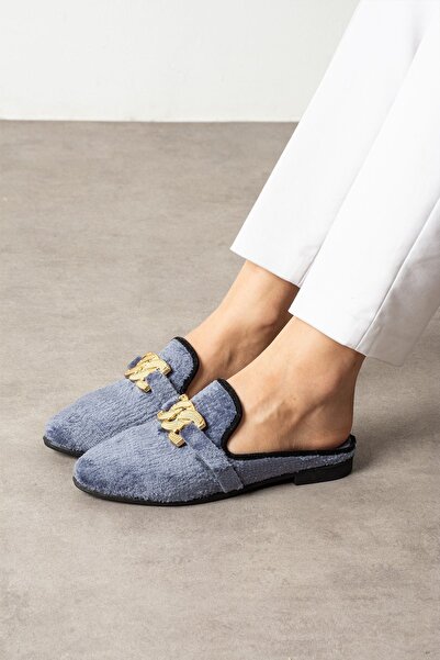 FUGA MODA Velza Gray Short Furry Elegant Engagement Dowry Bundle Guest House Slippers