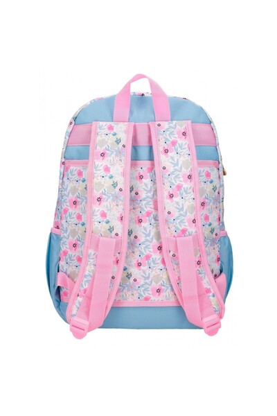 Enso Girls' school backpack, Full of flowers, 2 compartments, multicolor, 32x44x17 cm