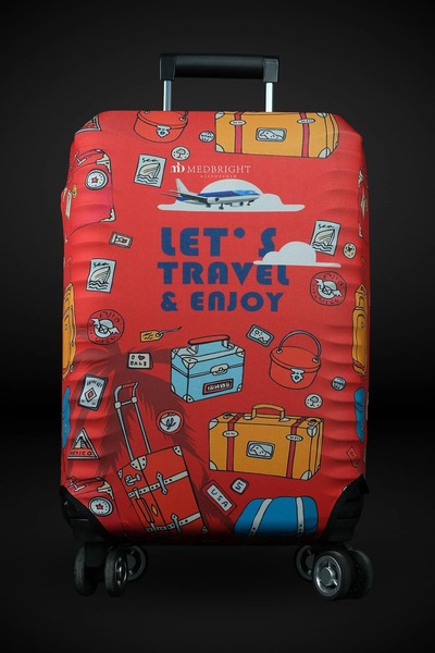 Trendglobal Suitcase Cover Suitcase Cover Stretch Fabric Flexible Fabric and ...