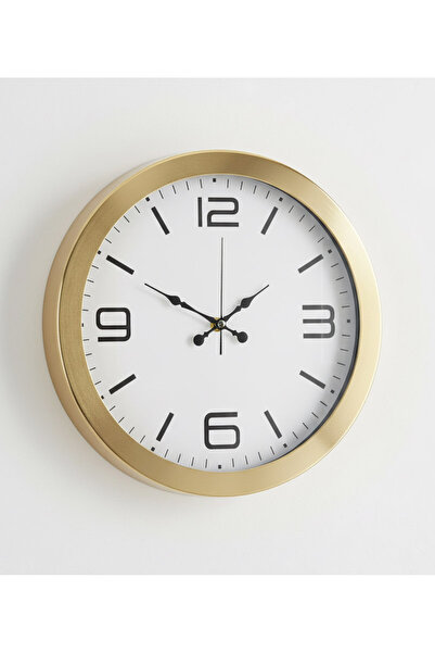 Butik Saat Ceas de perete modern din metal auriu |   36 cm |   Ceasuri Boutique