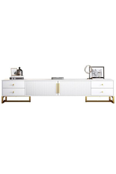 KEKE Living Room Modern Shelf Storage Cabinet Table 120 CM