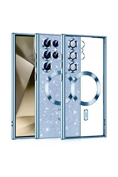 Samsung Θήκη MagSafe για Galaxy S24 Ultra S928, Techsuit, Πολυτελές Γκλίτερ, ...