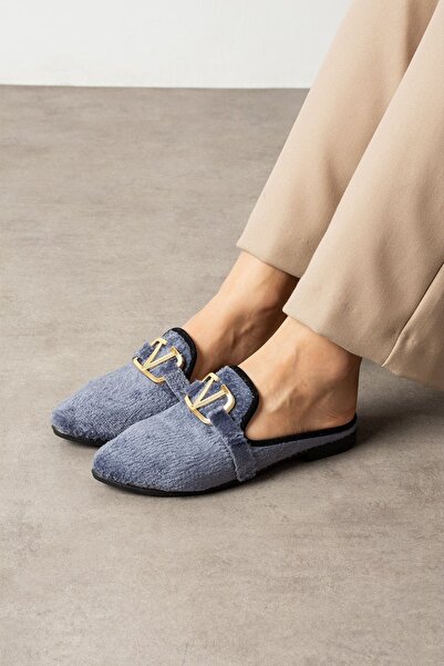 FUGA MODA Vela Gray Short Pile Elegant Engagement Dowry Set Guest House Slippers