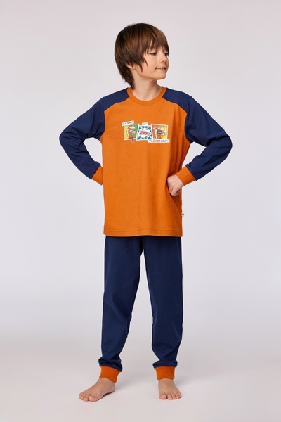 Woody Pijamale pentru băieți 2-8 ani - Plk - 524 Rust