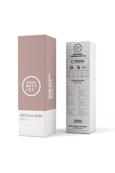 Cool Bottles The Bottle - Metallic Rose 750ml