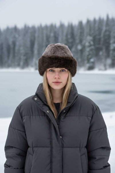 Aware Time Pălărie de iarnă din pluș pentru femei