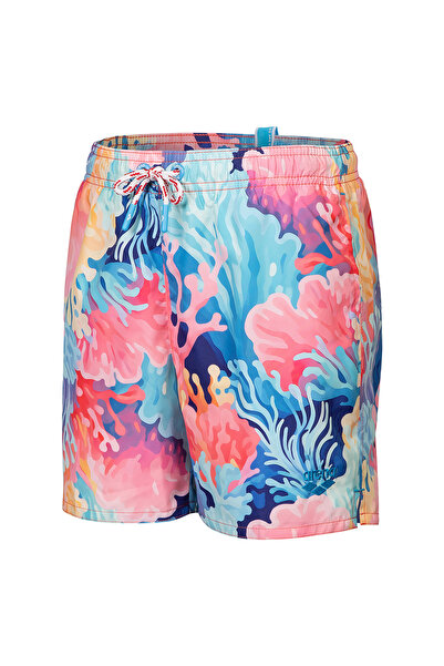 ARENA Water Prints Beach Çocuk Beyaz Deniz Şortu 007186820