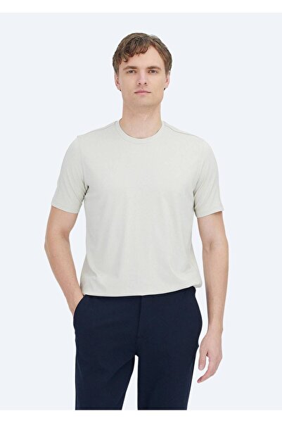 Ramsey Stone Plain Crew Neck T-Shirt