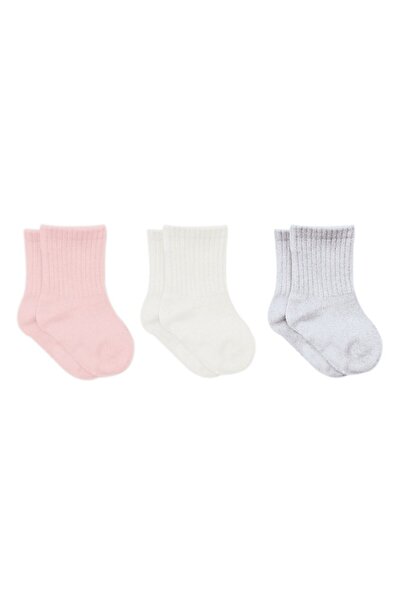 Bistyle 6-Pack Basic Combed Cotton Socks 10101