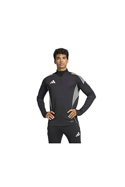 adidas Ανδρικό μακρυμάνικο μπλουζάκι με φερμουάρ με μισό φερμουάρ