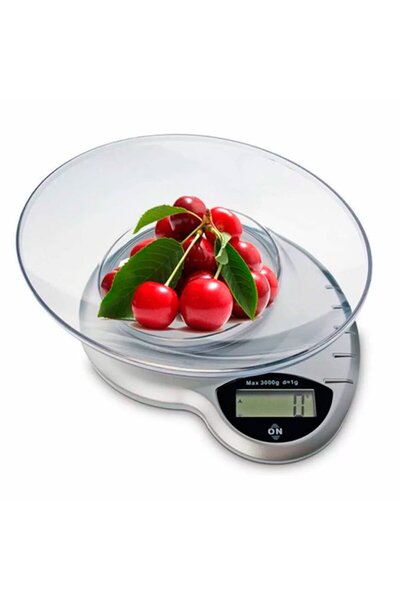 Hausberg Ζυγαριά κουζίνας με μπολ, μέγιστο φορτίο 3 κιλά