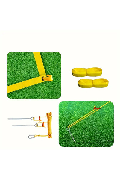 orima Complete volleyball and badminton net set - 25 pieces