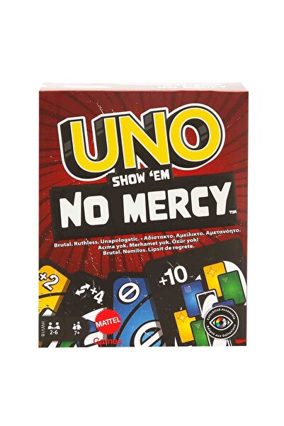 Mattel Games Uno no mercy cards hwv18
