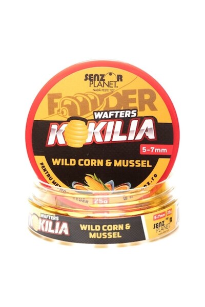 Senzor Planet Wafters KOKILIA Porumb sălbatic și midii 5-7 mm 25 g