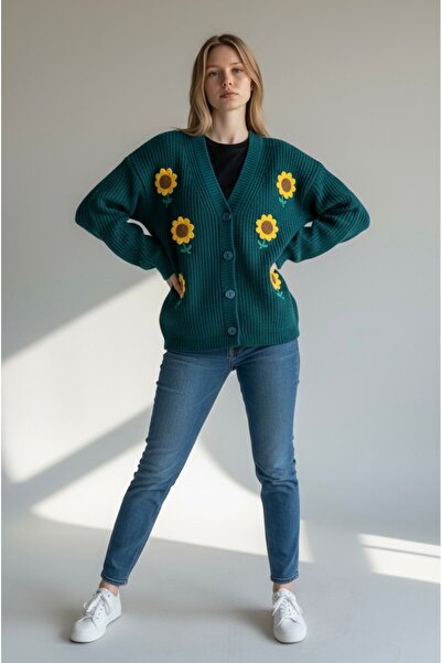 DLC Tekstil سترة تريكو من قماش القطن الأنجورا