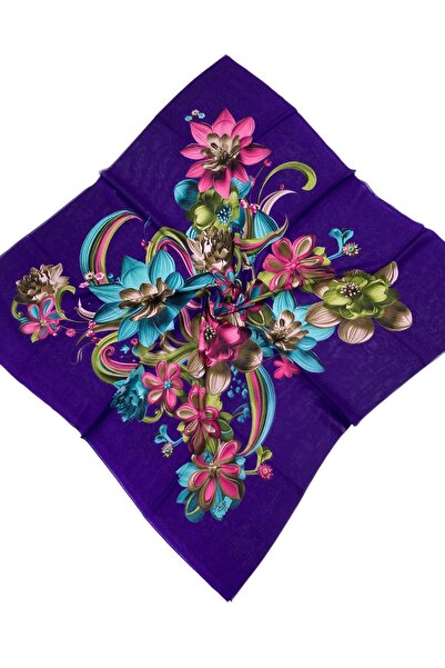 NİSA İPEK Desenli Oyalık Yazma 100 cm.