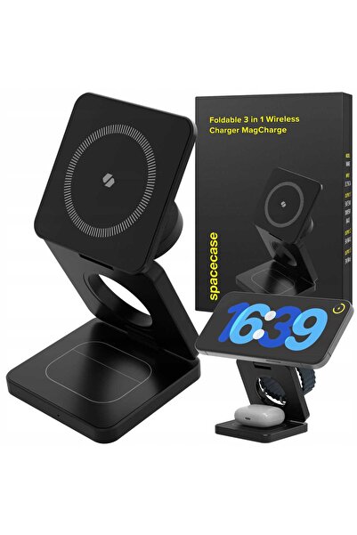 Other Încărcător wireless Spacecase 3 în 1 MagCharge WM4B negru