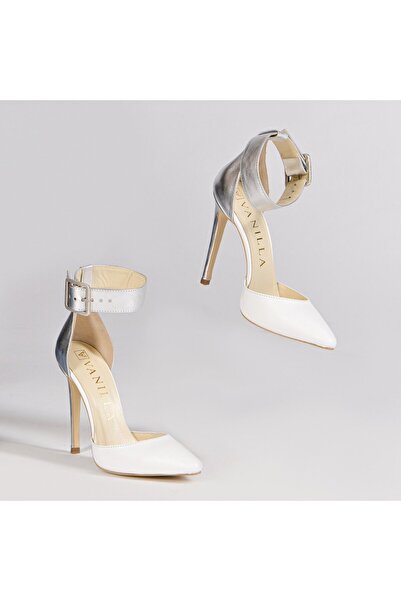 Vanilla Days Tocuri stiletto din piele naturală Adal Silver Edition
