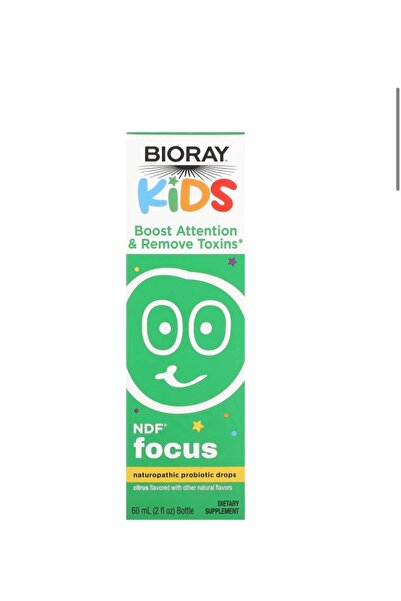 bioray Kids NDF Focus Probiotic Drops Citrus 2 Fl Oz 60 Ml