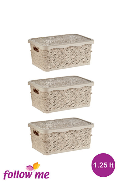 follow me Embroidery Multi-Purpose Box 1.25Lt (3 Pieces)