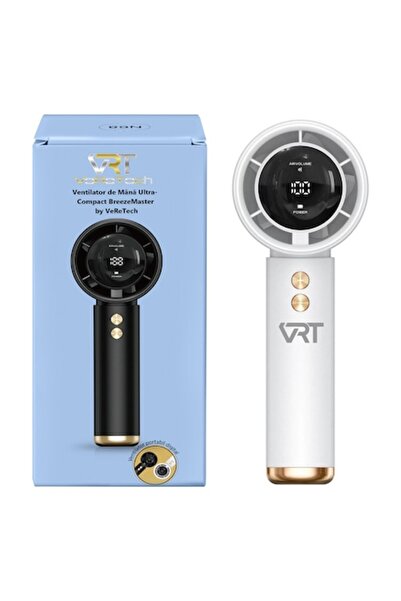VeReTech BreezeMaster Ultra-Compact Handheld Fan (White)
