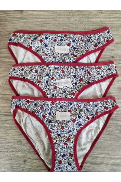 LİA Underwear Women's Bikini Panties 3-Piece