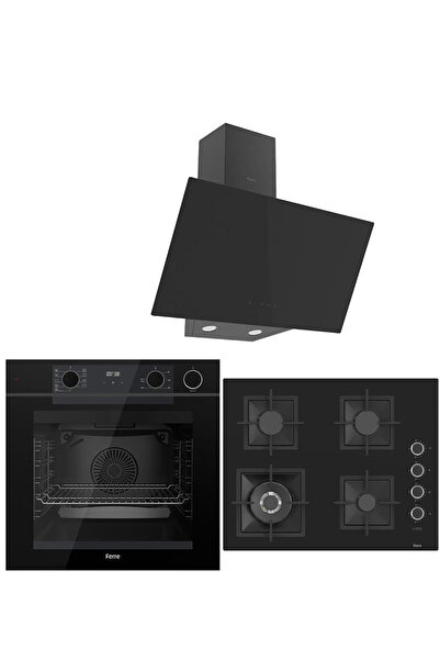 Ferre STEAM PLUS 65 SERİSİ 3LÜ CAM ANKASTRE SET (QEP64CS-SC405-D077)